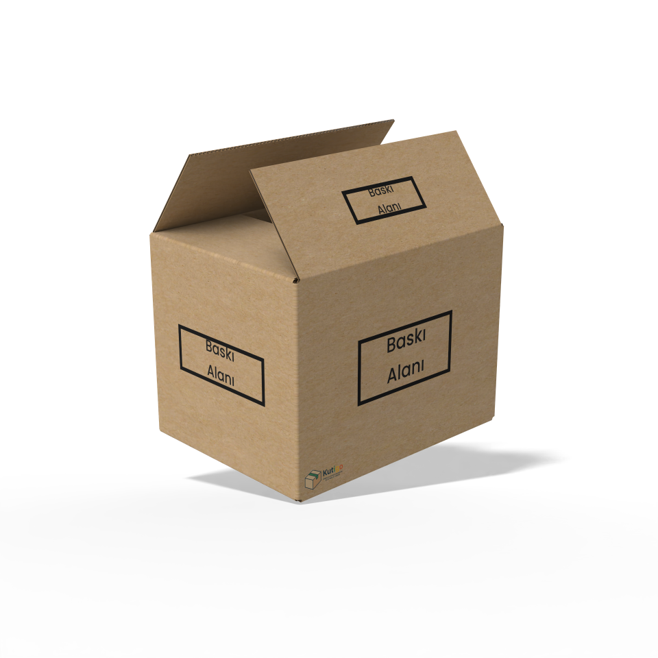 35x20x20 Koli - Kargo Kutusu (Yarım Kapak) (25'li Paket)
