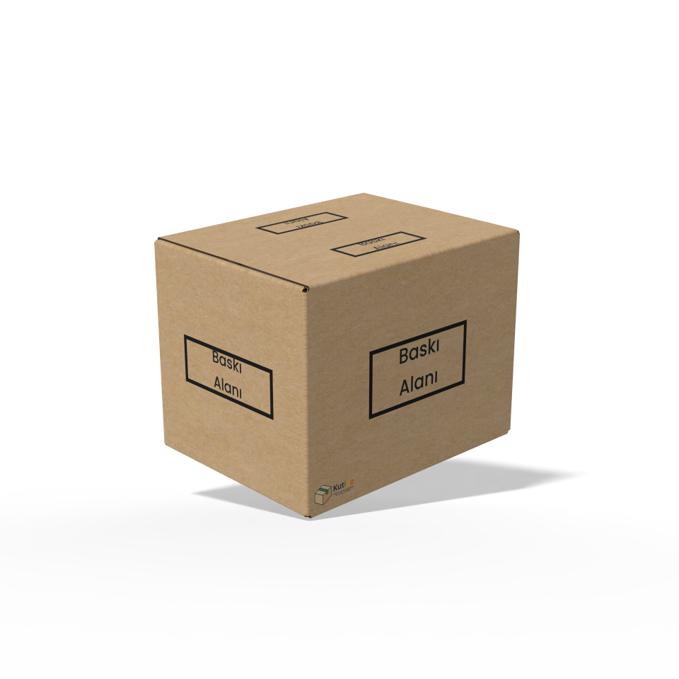 35x20x20 Koli - Kargo Kutusu (Yarım Kapak) (25'li Paket)
