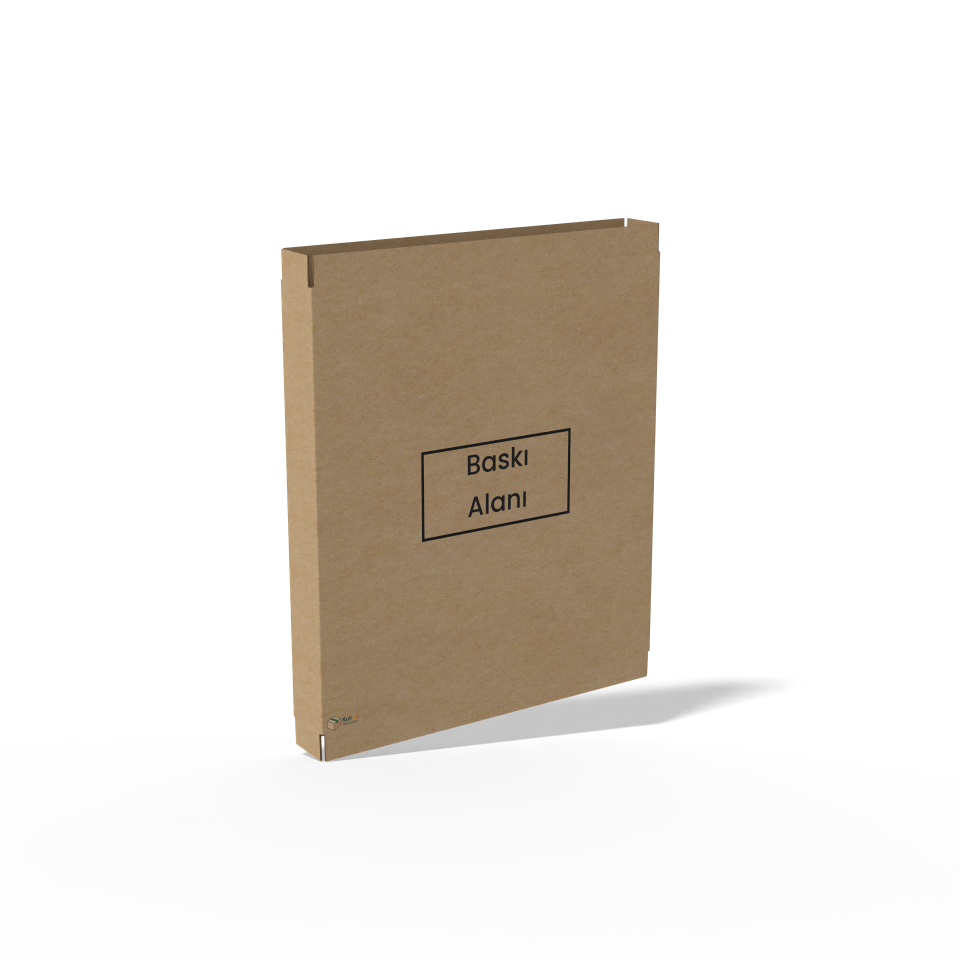 60x8x65  Koli - Tablo Kutusu (Yarım Kapak) Çift Oluklu