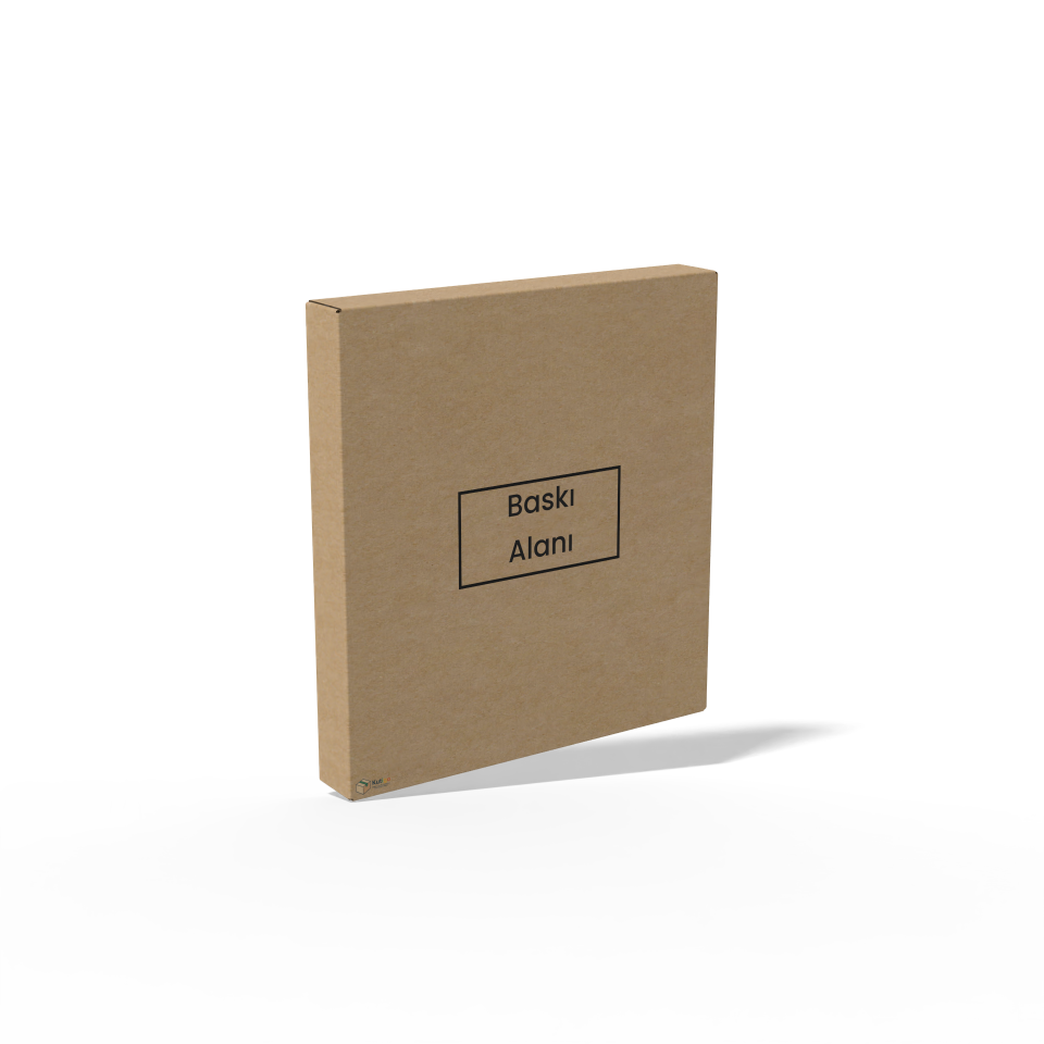 60x8x65  Koli - Tablo Kutusu (Yarım Kapak) Çift Oluklu (25'li Paket)