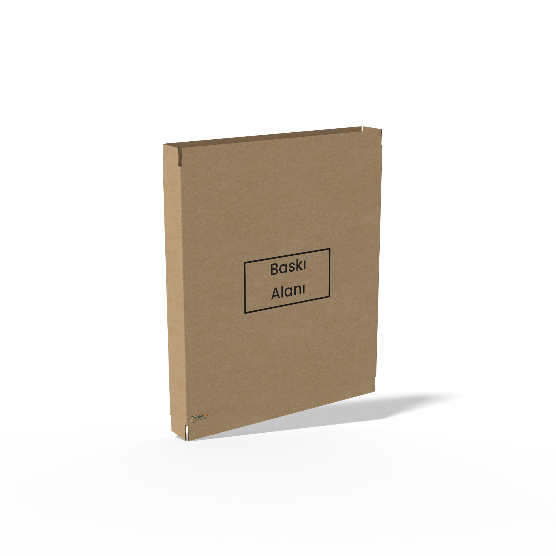 82x10x72  Koli - Tablo Kutusu (Yarım Kapak) Çift Oluklu